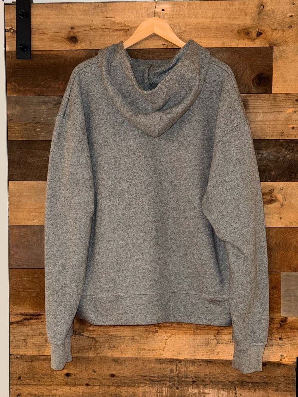 John Elliott Grey Pullover Hoodie View 2